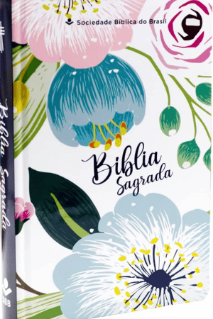 Bíblia Sagrada – NTLH – Letra Grande – Capa Dura Flores Branca Capa comum