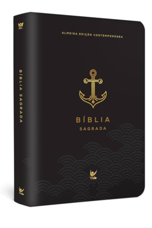 Bíblia AEC letra gigante preta âncora